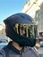 Rapıd Crypt 2 Mat Siyah Kask - Gold Vizör (Spoiler) 1