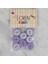 Crafts Lila 8 Li Yuvarlak Düğme - 450 1