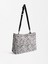Onlıne Özel - Papatya Desenli Teknik Kumaş Shopper Çanta 4