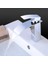 Lavabo Bataryası Şelale Kare Gövde Eğimli Havza Banyo Armatür Çift Giriş Musluk Lüks Ergonamik Krom / Siyah / Mat Altın / Inox 2
