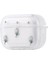 Apple Airpods Pro 2 Uyumlu Zore Airbag 44 Airbag Tasarımlı Simli Şeffaf Kutup Kılıf 1