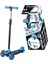 FR58055 Avengers Temalı Işıklı Scooter 3-12 Yaş 4 Tekerlekli Mavi 1