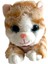 Sesli Yatan Miyavlayan 25 cm Peluş Kedi Oyuncak 3