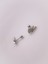 Cerrahi Çelik Piercing Barış Işaretli Kıkırdak Helix Tragus Piercing (1ADET) 4
