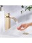 Mat Gold Çanak Lavabo Bataryası Oval Çıkış Yüksek Havza Model Uzun Çift Giriş Altın Musluk Banyo 2