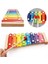 Montessori Renkli 8 Nota 8 Ton Ahşap Ksilofon Selefon Ksilafon Tuşlu Sesli Müzik Aleti 3