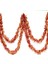 Kırmızı Altın Renk 4 cm Genişlik Garland Çift Renk Sim Süs 180 cm 2