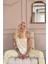 Choose Happy Baskılı Ip Askılı Örme Kadın Pijama Takımı 4