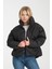 Kadın Siyah Oversize Şişme Mont 1