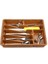 Küçük - Ahşap Renk - 7 Bölmeli Çekmece Içi Kaşıklık 36X32CM (4172) 1