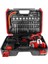 Darbesiz 28 Parça Çantalı Çift Akülü Şarjlı Matkap RDX3365A 2.0 - 2.4 Ah 1 2 Yıl 18 Volt 4