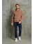 Erkek Basic Kapüşonlu Oversize Sweatshirt 3