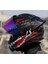 Rapıd 2 Race Kaıju Fullface Motosiklet Kaskı Gökkuşağı Camlı 3