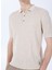 Bej Erkek Polo Yaka Regular Fit Jakarlı Kazak FC5SM-KZK 2047 4