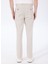 Bej Erkek Basic Çizgili Chino Pantolon F5SM-PNT 2303 5