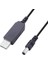 USB To Dc 5.5*2.5 mm Uçlu 9 Volt 1 Amper 5 Voltu-9 Volta Çevirici Adaptör (4172) 1