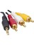Uydu Alıcısı Av Kablo 3.5 mm St E / 3 Rca Kablo 1.2 Metre Uzun Jack Elektromer (4172) 1