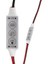 Mini Üç Tuşlu Tek Renkli 12-24 Volt LED Kontrol Cihazı ( Kırmızı- Siyah Kablo) 1