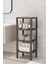 4 Katlı Banyo Rafı, Havluluk, Deterjanlık Makyaj Organizer 1