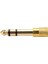 Kulaklık Adaptörü Stereo Altın Fiş 1/4" (6,3 Mm) Erkek Ila 1/8" (3,5 Mm) Dişi (Yurt Dışından) 3