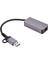2.5 Gigabit Ethernet Adaptörü Tip-C USB 3.0 - RJ45 Lan 2500MBPS Yüksek Hızlı 2.5g Ağ Kartı Nas Dizüstü Bilgisayar Için (Yurt Dışından) 3