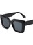 Yeni Vintage Güneş Gözlüğü Kadın Erkek Kare Büyük Çerçeve Güneş Gözlükleri Kadın Marka Tasarımcı Retro Shades Moda Kedi Gözü Oculos De Sol Lensler Renk: Siyah / Çerçeve Rengi: Multı (Yurt Dışından) 1