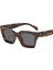 Yeni Moda Kadın Lüks Marka Kare Güneş Gözlüğü Bayanlar Vintage Büyük Boy Güneş Gözlükleri Kadın Büyük Çerçeve UV400 Shades Blacklenses Renk:leopar (Yurt Dışından) 1