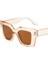 Yeni Vintage Güneş Gözlüğü Kadın Erkek Kare Büyük Çerçeve Güneş Gözlükleri Kadın Marka Tasarımcı Retro Shades Moda Kedi Gözü Oculos De Sol Lensler Renk: Siyah / Çerçeve Rengi: Multı (Yurt Dışından) 1