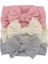 3pcs/lot Örgü Bebek Kafa Bandı Yay Yenidoğan Elastik Yumuşak Naylon Kafa Bantları Için Kız Bebek Türban Bebek Saç Aksesuarları Çocuklar Çocuk Başlık: A1 (Yurt Dışından) 1