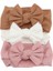 3pcs/lot Örgü Bebek Kafa Bandı Yay Yenidoğan Elastik Yumuşak Naylon Kafa Bantları Için Kız Bebek Türban Bebek Saç Aksesuarları Çocuklar Çocuk Başlık: A1 (Yurt Dışından) 1