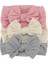 3pcs/lot Örgü Bebek Kafa Bandı Yay Yenidoğan Elastik Yumuşak Naylon Kafa Bantları Için Kız Bebek Türban Bebek Saç Aksesuarları Çocuklar Çocuk Başlık: A1 (Yurt Dışından) 1