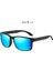 Moda Erkek Kadın Vintage Kare Polarize Güneş Gözlüğü Sürüş Balıkçılık Marka Tasarımcı Güneş Gözlükleri Adam Retro Shades UV400 Gözlük Lensleri Renk: Buz Mavisi (Yurt Dışından) 1
