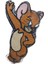 Aplike Ütü Ile Yapışan Jerry Arma 6x3 cm 1