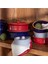 Natural Yuvarlak Fırın Kabı 1000ML Kırmızı 4