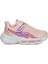 010-25 Simli Maskotlu Kız Çocuk Sneaker Pudra Pembe 31-35 2
