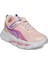 010-25 Simli Maskotlu Kız Çocuk Sneaker Pudra Pembe 31-35 1