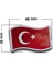 Dalgalı Türk Bayrağı Kol Arması Patch 2
