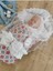 Bebek Battaniyesi Dış Kundak Dantelli Bebek Kundağı Unisex Hastane Çıkışı Hediyelik Yenidoğan 3