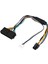 Atx Ana 24PIN Dişi - 6pin Erkek Pcı-E Psu Güç Adaptörü Besleme Kablosu Konnektörü Elite 8100 8200 8300 800G1 Için (Yurt Dışından) 2