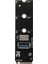 M.2 - Pcı-E X16 Yuvası Adaptör Kartı Ngff Pcie Yükseltici Nvme VGA Uzatma Kablosu Madenci Madenciliği Için (Yurt Dışından) 5