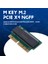 12 ve 16 Pin Ngff M.2 Nvme SSD Dönüştürücü Kart Adaptörü Air A1465 A1466 Pro A1398 A1502 Yükseltme 2013-2015 Desteği (Yurt Dışından) 4