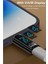 Dijital Ekranlı 2 Paket Tip C Adaptörü, Pd 240W Usb-C Erkek - Dişi Konnektör Destek Voltajı, Akım LED Ekranı (Yurt Dışından) 2