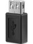 Siyah USB 2.0 Tip A Dişi - Mikro USB B Adaptör Fiş Dönüştürücü (Yurt Dışından) 2