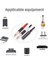 Adet 6.35MM 1/4 Inç Stereo Trs Dişi - 2 Çift Mono Erkek Y Ayırıcı Kablo Ses Adaptörü (Yurt Dışından) 4