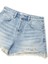Hotfix Baskılı Raw Edge Denim Şort IS1250013059CC2 2