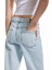 Pamuklu Yıpratma Detaylı Düz Paça Denim Pantolon - Straight Fit Jean 3