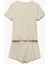 Modal Kumaş Ribanalı Kısa Kollu Şortlu Pijama Takımı 4