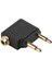 Adet 3.5mm Fiş Adaptörü Jakı Ses Kulaklık Dönüştürücü Adaptör Kulaklık Konnektörü Havayolu Uçak Seyahat Kulaklığı Için (Yurt Dışından) 3