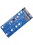 Ngff M.2 Adaptörü M2'den Sata 3 SSD Genişletme Kartı B Anahtar Desteği 30/42/60/80MM Mavi (Yurt Dışından) 3