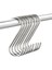 , Çok Büyük ve Kalın Metal S Kanca 13 cm Boy x 5 mm Kalınlıkta 10 Adet 3